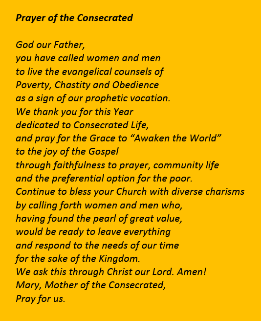 Prayer of the Consecrated 01