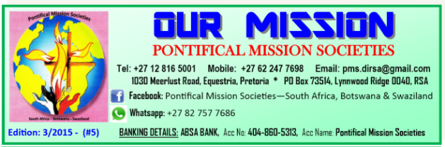 Pontifical Mission Societies SA 3-2015 No 5